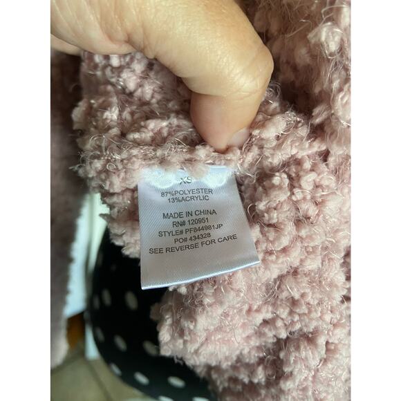 Pink Republic Womens Sweater Size XS Soft Fluffy Turtleneck Mauve Blossom NEW - Picture 6 of 6